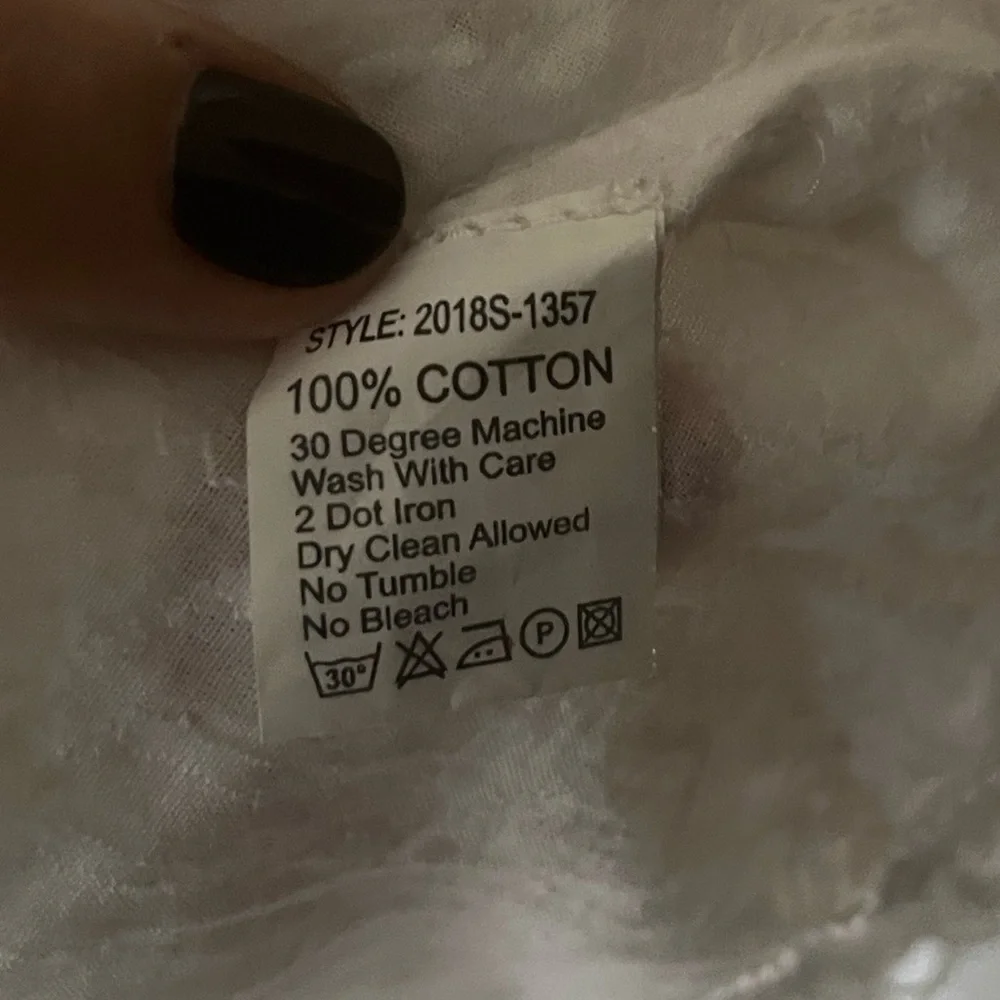 Embroidered with Seashells, Tassels White Maxi Dress 100% Cotton - Picture 5 of 9